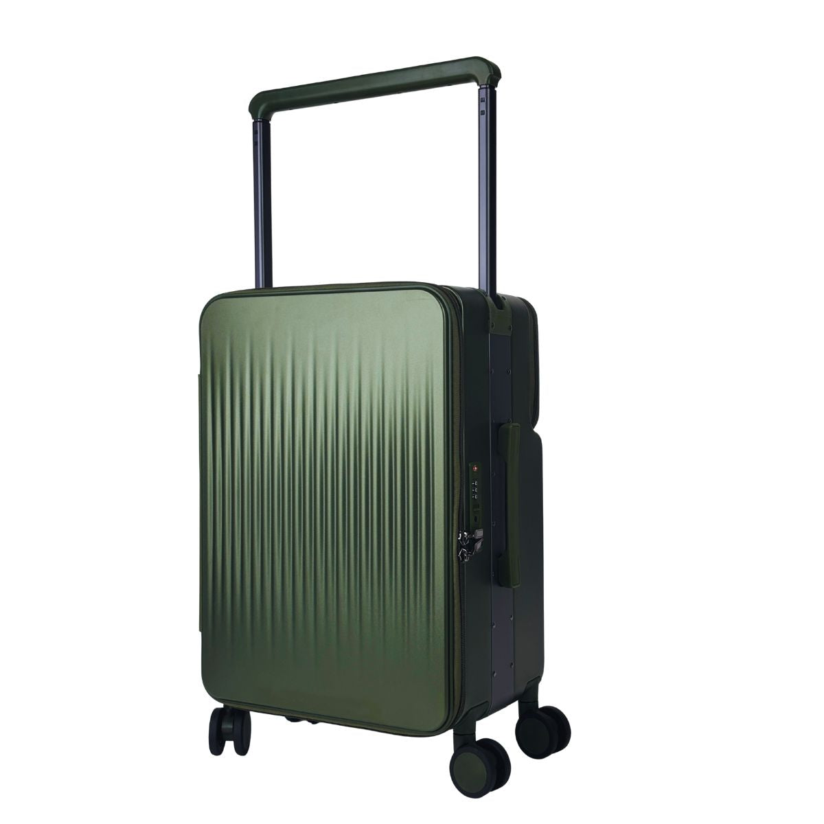 Carry On Suitcase - Hardside Cabin Luggage with USB Charging | NeoMove | Green | 55 cm