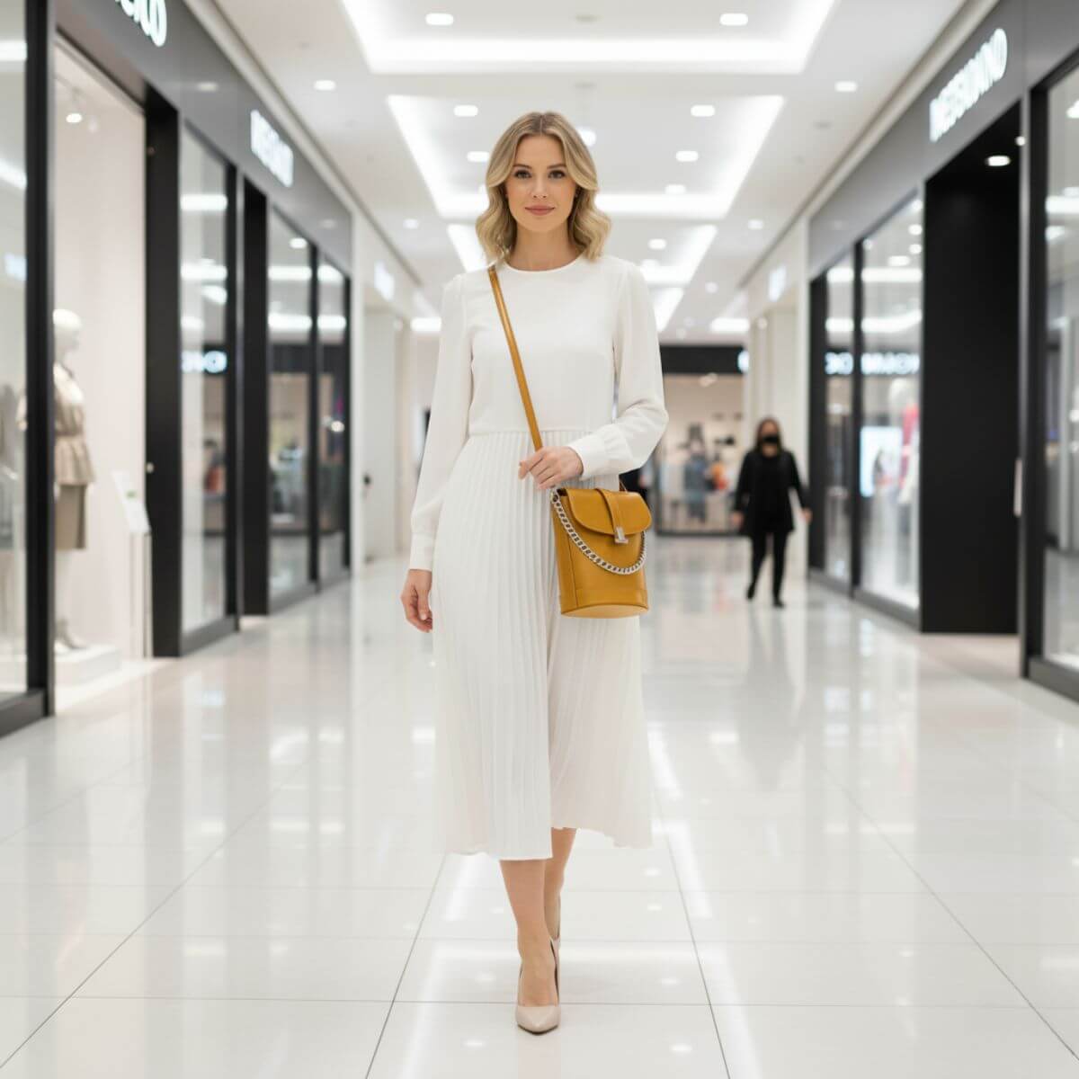 Retro Luxe Caramel Brown Mini Crossbody & Shoulder Bag