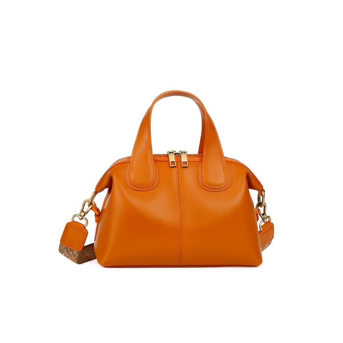 Adele Sunset Yellow Leather Crossbody & Shoulder Bag