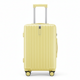 Large Check In Luggage - Lightweight Hard Shell Travel Suitcase - Yellow | AeroRidge | 76 cm