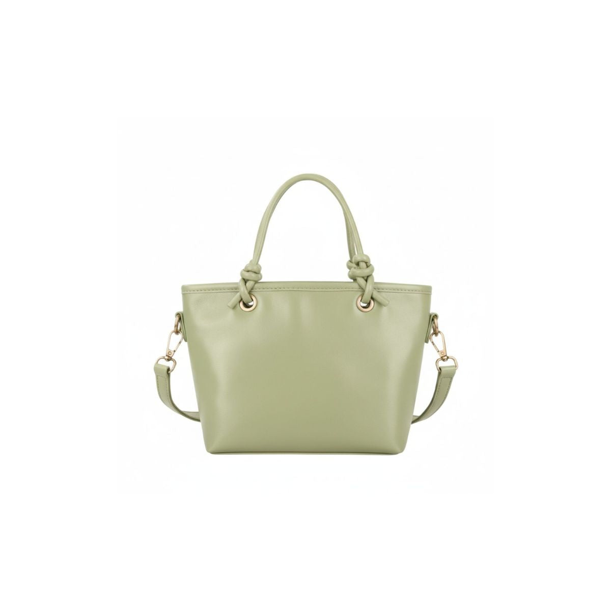 Lumo Mini Grace Green Leather Mini Tote Bag