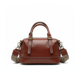 Metro Classic Brown Leather Shoulder Bag