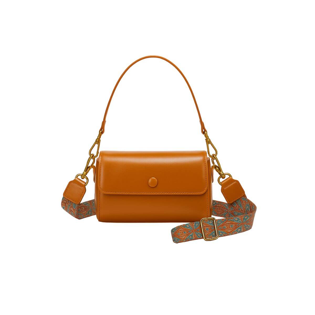 Retro Frame Sunset Yellow Mini Shoulder & Crossbody Bag