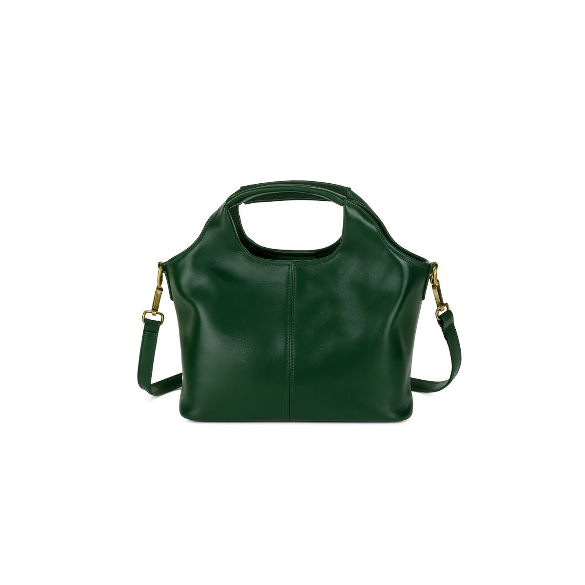Retro Grace Emerald Green Leather Shoulder & Crossbody Bag