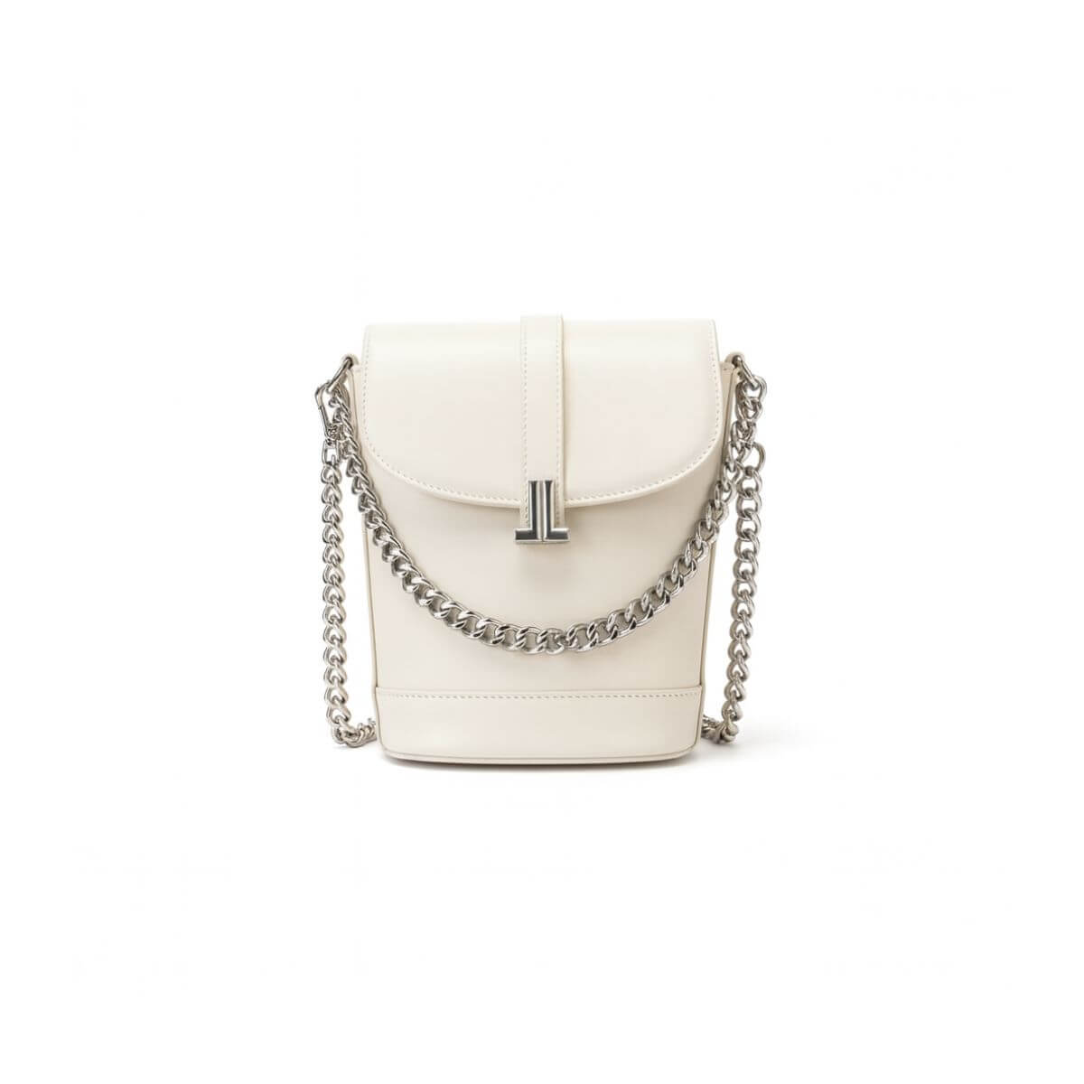 Retro Luxe Ivory White Mini Crossbody & Shoulder Bag