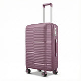 StratoLine 75cm large check-in suitcase in Purple, 45-degree angled view
