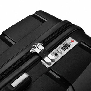 Fortiva 65cm medium check-in suitcase — TSA-approved combination lock detail
