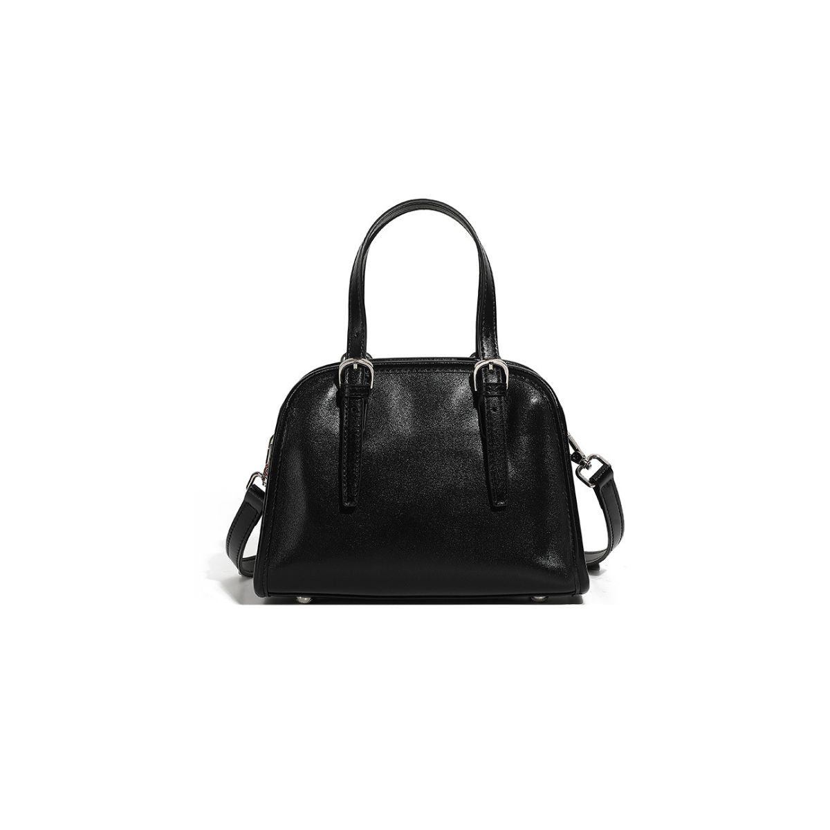 Urban Grace Black Leather Mini Tote Bag